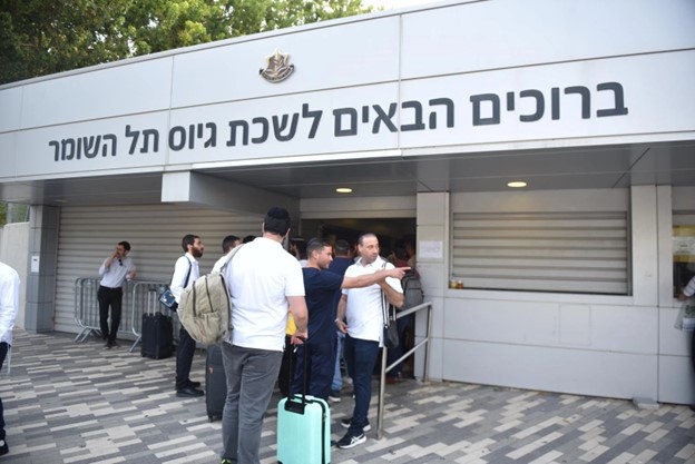 חיילים חרדים בבקו"ם, 23 באוקטובר 2023. צילום: אתר צה"ל