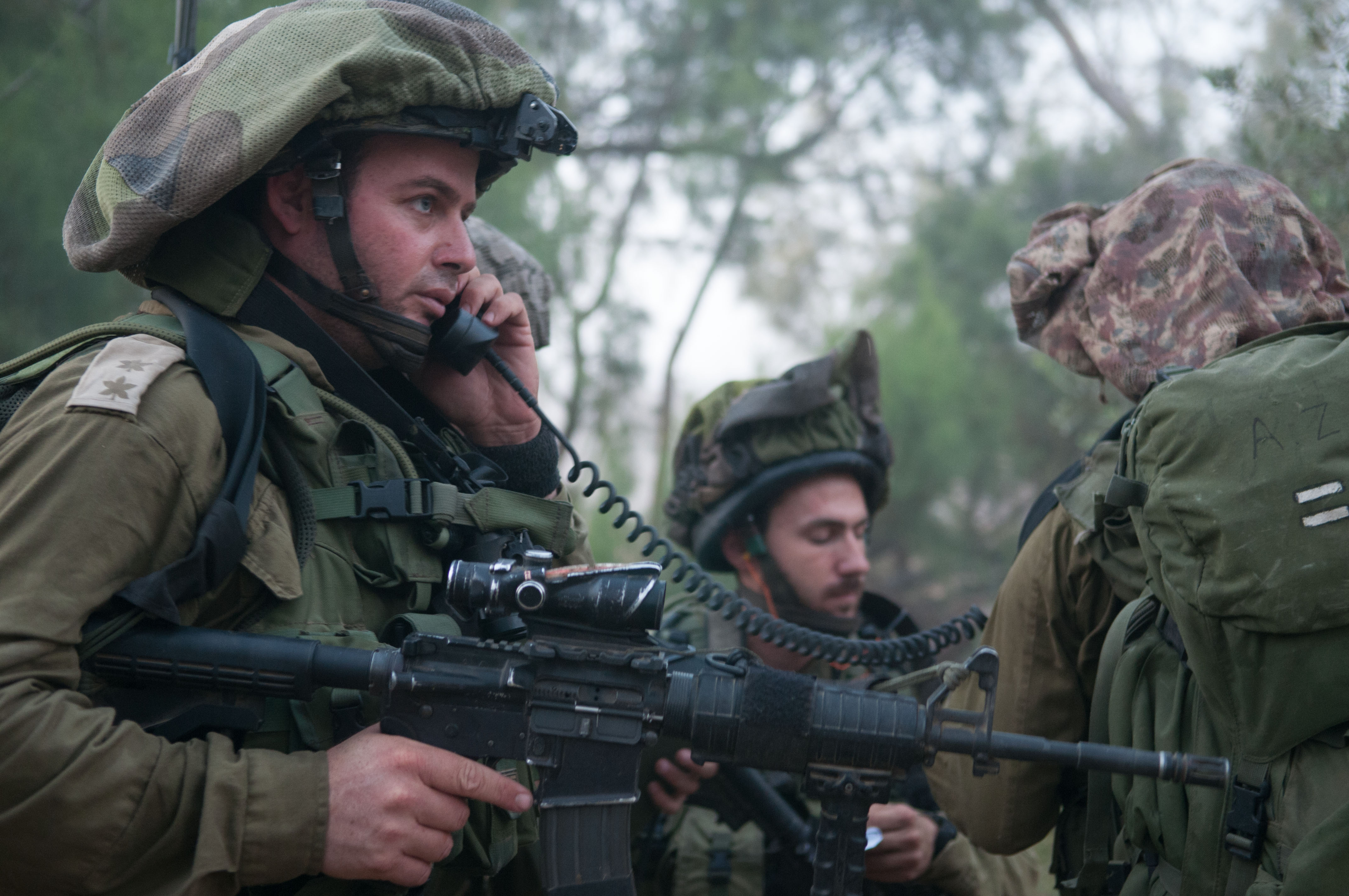 נקודת הזינוק ביציאה לפשיטה